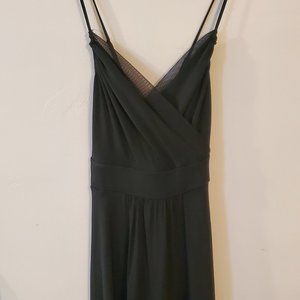 Theory dress black criss cross straps